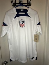 Nike 2022/2023 White USMNT Home Soccer Jersey Men's L *ONE STAR EDITION*