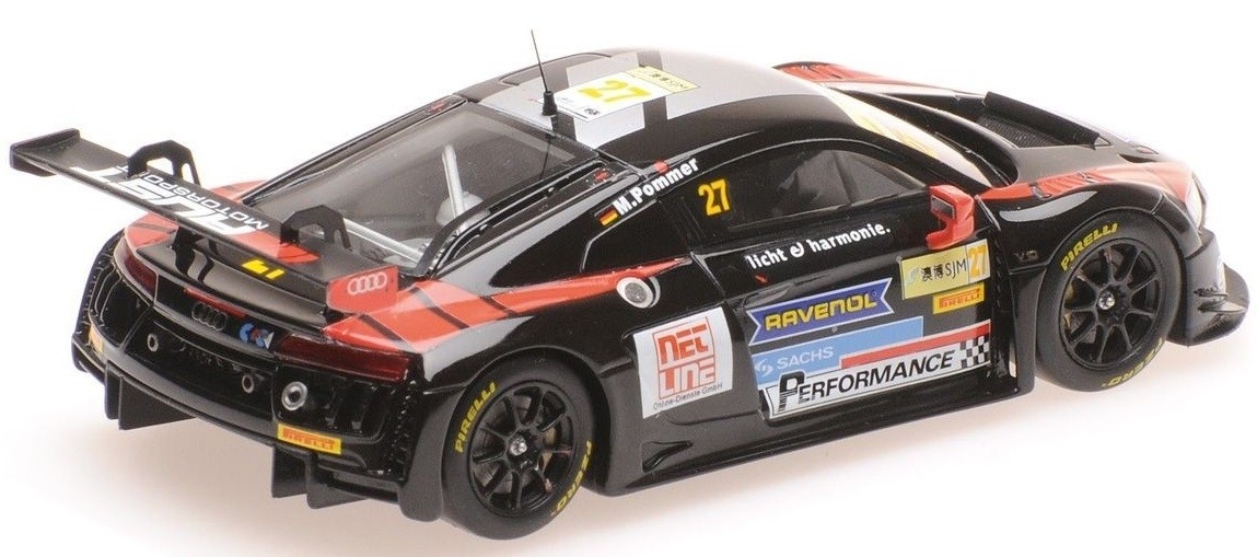 Audi R8 LMS Macao 2017 miniature de course Minichamps pour vitrine de collection - 2