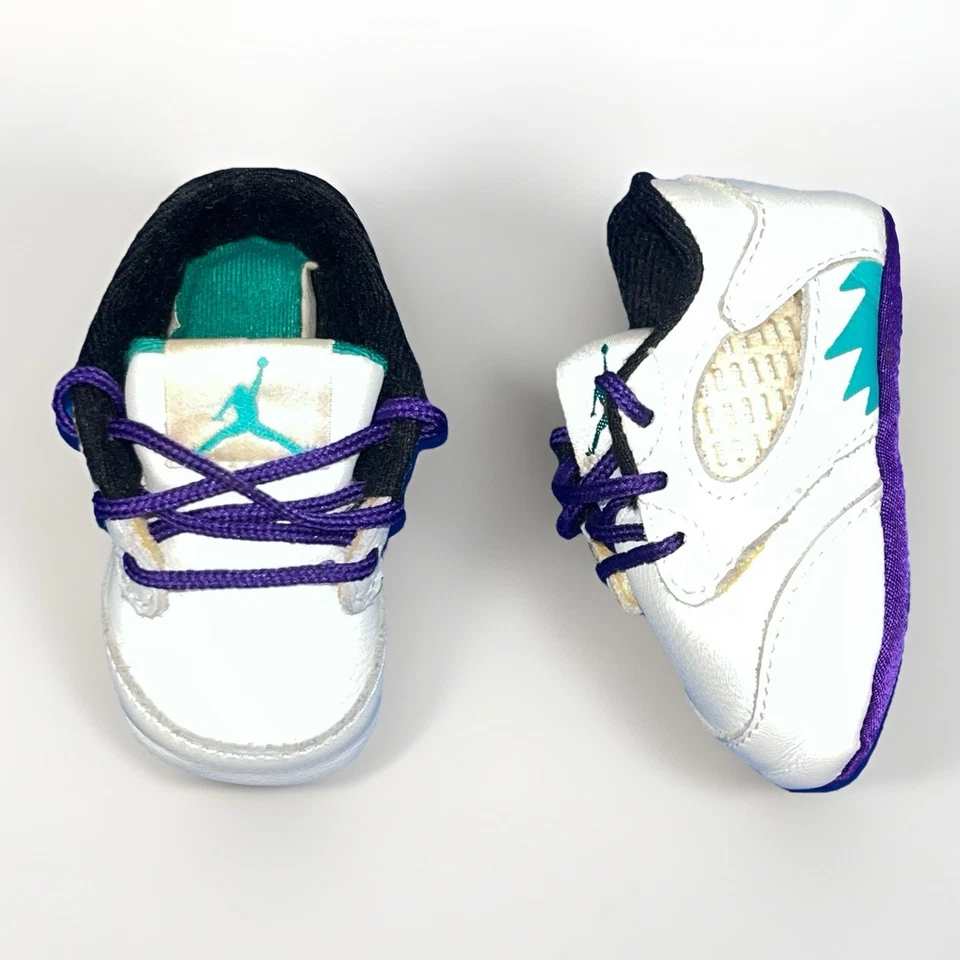 Baby First Jordan 1989 5 Uva Infantil Talla 1 c Nike con Lata Jordan Original Foto 2 de 4