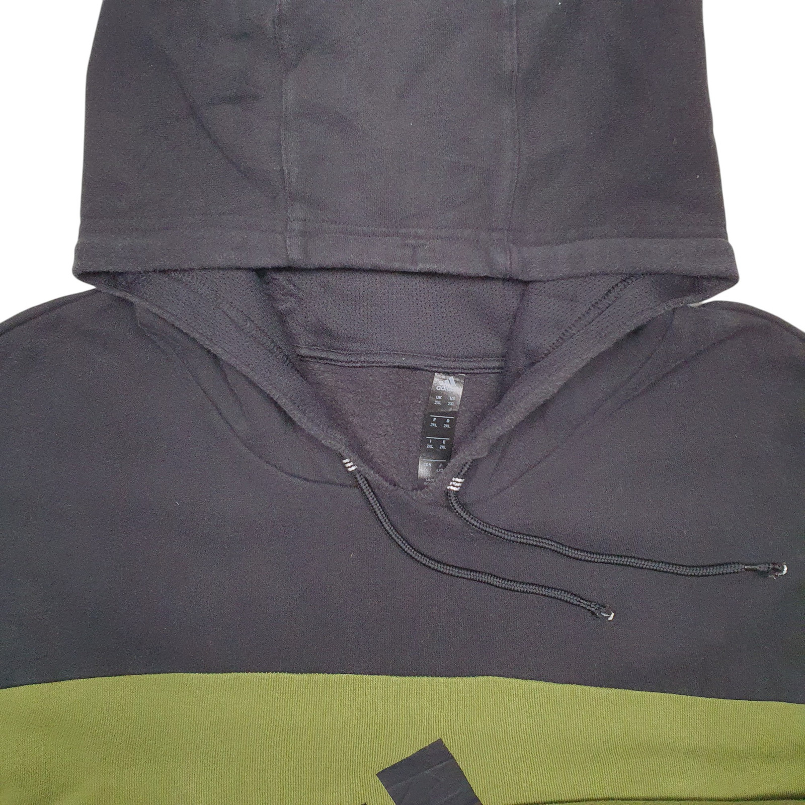ADIDAS Hoodie Cotton Blend Jumper Sweatshirt Mens XXL image 2