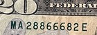 20.00 Twenty Dollar Bill 2013 Trinary Lucky Devil "666" Book Ends "28 82" sb2-27 — photo 1