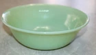 8 1/4" Vintage Fire King Jadeite Green Jane Ray Serving Bowl