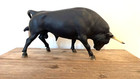VINTAGE BREYER Spanish Fighting BULL Matte Black #73 HTF VERY RARE