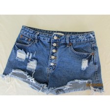 Thrashed Hammer Jeans Ladies Shorts Sz L