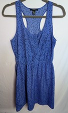 Forever 21 Women's Sleeveless Pullover Dress - Black And Purple/Indigo, Small