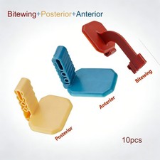 Dental Digital Posterior Bitewing Sensor Holder Autoclavable Red Yellow Blue 10x
