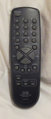 EUC Genuine CCD 076N0DW090 TV Remote for Closed Caption Decoder - WORKS!