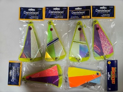 6 - Pack Assorted Danielson & Big Al's 8'' Triangle Flashers, NEW!