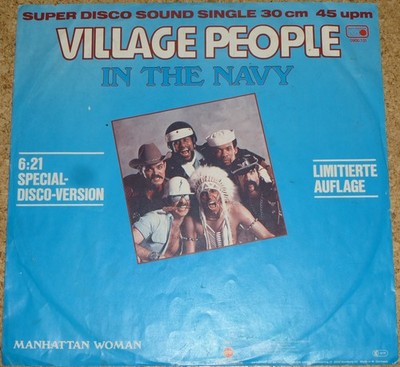 12'' Vinyl Maxi Single  Village People - In The Navy   Metronome 0900.131 CLEAN