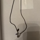 Antique Necklace With Brushed Gold Played And Purple Stones  — photo 4