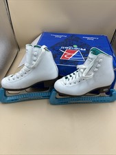 Riedell Figure Ice Skates White Opal size 1 W...