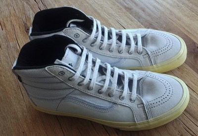 Neu!! Vans Sk8-Hi Notchba 42,5 Leder light grey weiß, unisex,  mit Karton