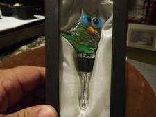 KOREK DO BUTELEK SOWY NOWY RZADKI OZDOBNY LS ARTS ZIELONY MR. SOWA KOREK DO BUTELEK BS-465