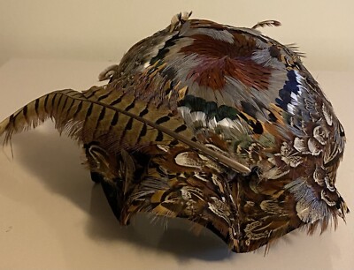 Vintage Original Urbi Et Orbi Pheasant Feather 1940s Half  display picture 1