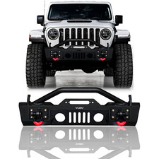 Vijay For 2007-2025 Jeep Wrangler Jkjlgladiator Jt Stubby Front Bumper Wlight