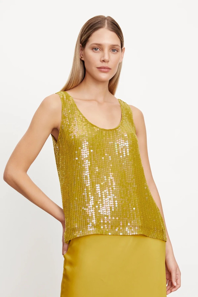 velvet by graham and spencer sequin top