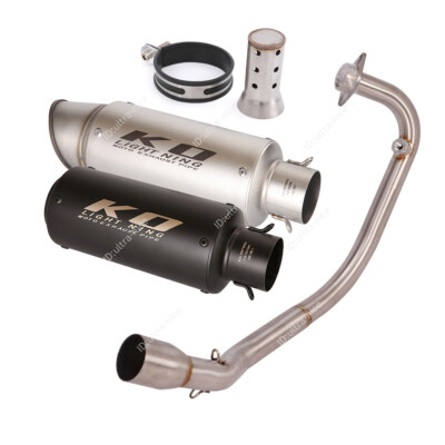 For CF-Moto ST Papio 125 Full Exhaust System Front Link Pipe Slip On Muffler Tip
