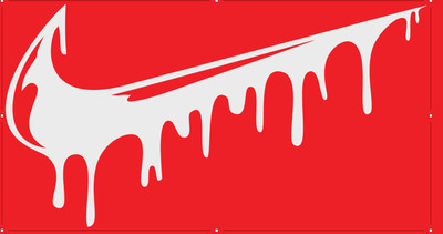 nike dripping swoosh