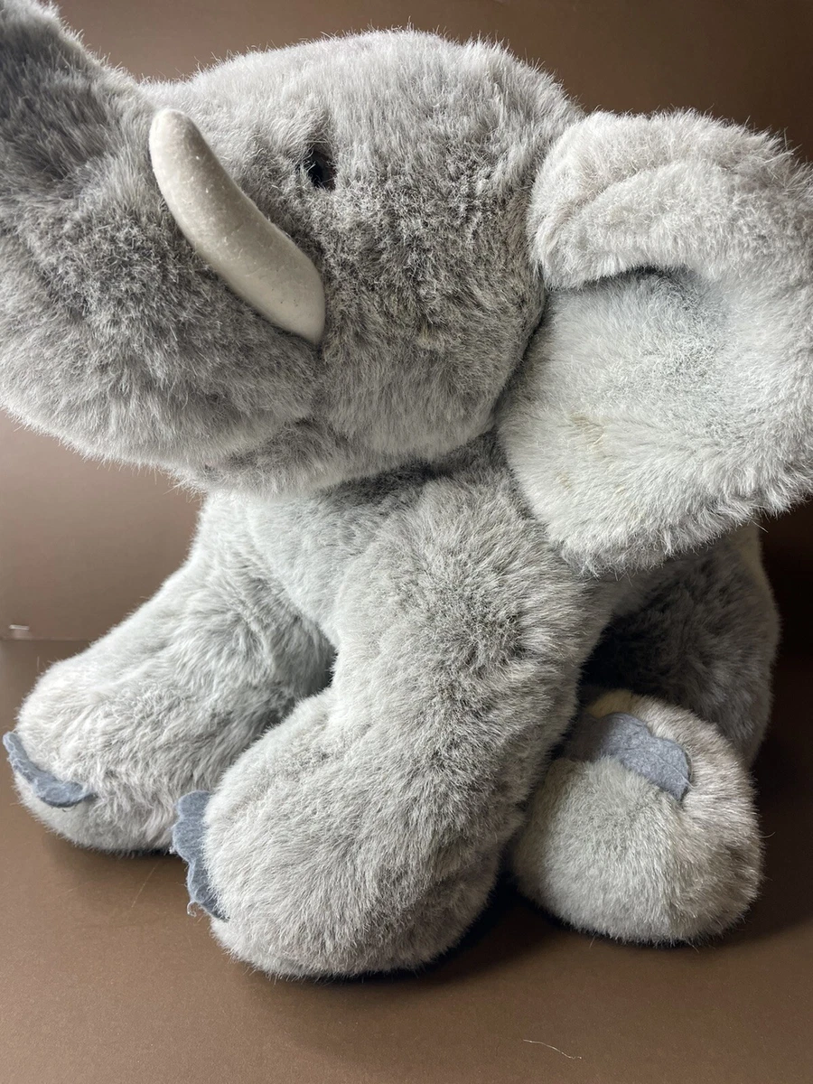 Vintage stuffed sales elephant