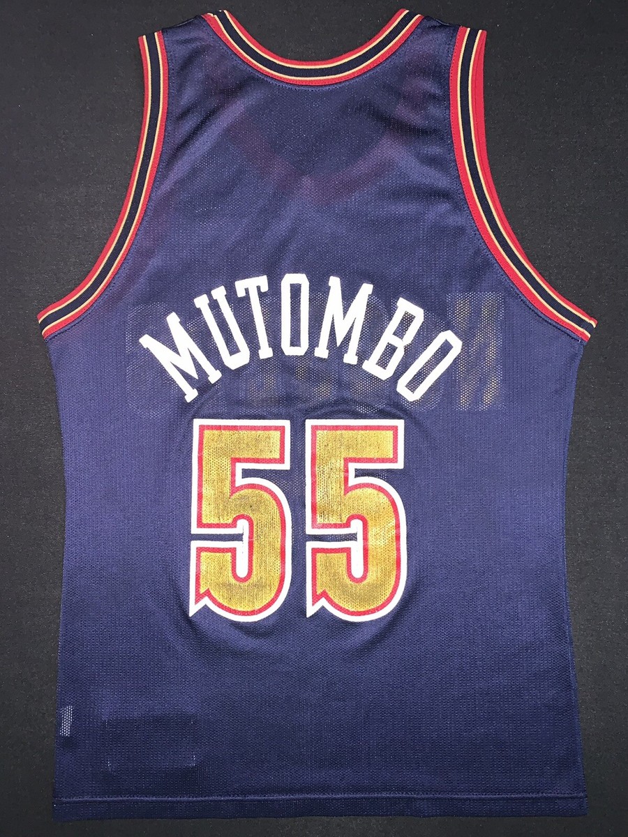 Mitchell & Ness デンバー ナゲッツ ムトンボ 55番 ジャージ Mitchell & Ness デンバー ナゲッツ ムトンボ 55番 ジャージ