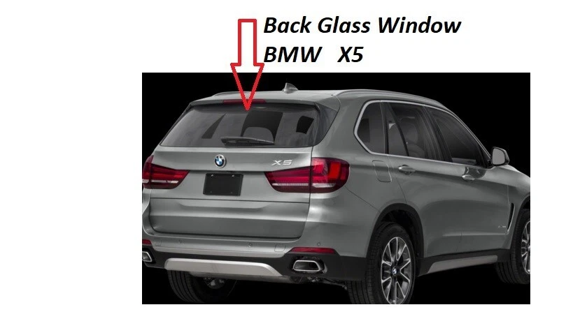 Fits 2014 to 2018 BMW X5 4Door Utility Rear Window Back Glass (Heated) +2 GLUE - Image 4 of 4