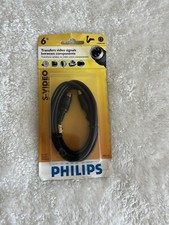 Philips PH61135 Best Quality Gold Plated S-Video Cable 6FT 6' S VIDEO for DVD TV