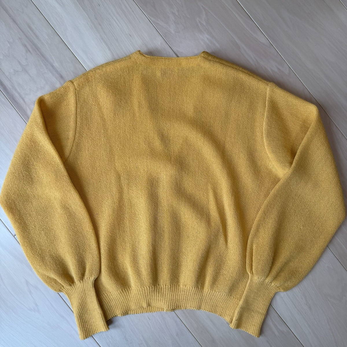 Vintage Alpaca Cardigan 38 Yellow 70s Parker of Vienna Vintage Alpaca Cardigan 38 Yellow 70s Parker of Vienna