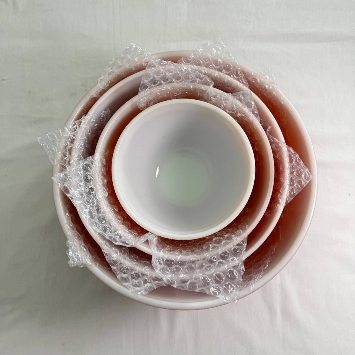 Complete Set of 4 Vintage Pyrex Autumn Harvest Mixing Bowls 401