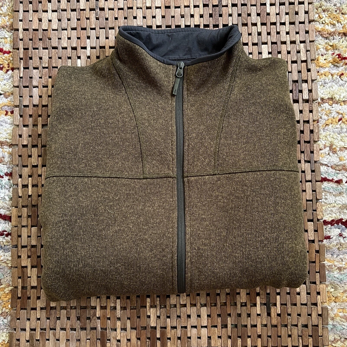 Arc’teryx Arcteryx Covert Fleece Jacket Full Zip Green Brown Men’s Size XL