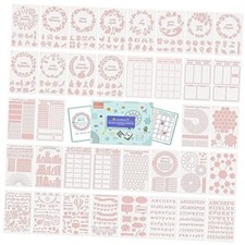 36Pcs Bullet Journal Stencils Templates Set 5.1 7.9 Inch - Bullet Journals