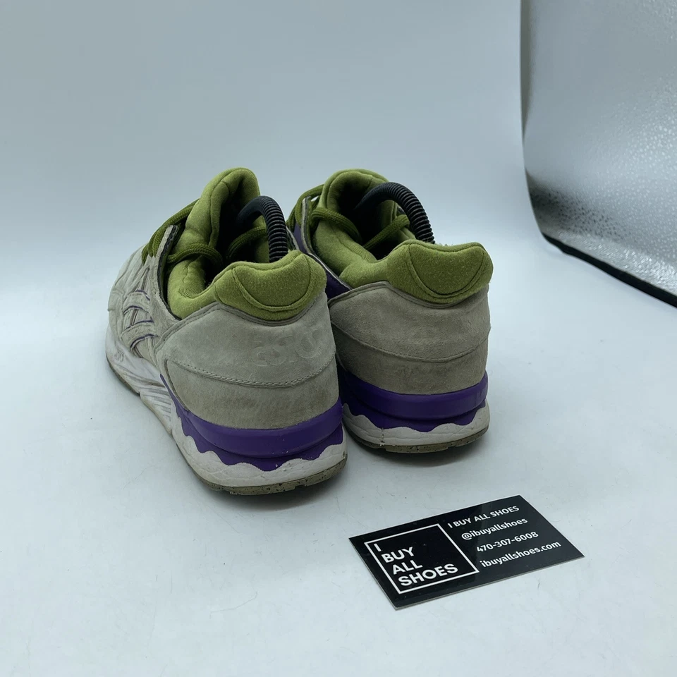 Size 9 - ASICS Concepts x Gel Lyte 5 Pistachio Grey Green Suede (H43JK) - Image 4 of 4