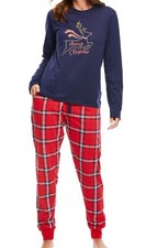 Ladies Christmas Pyjama Set size 10-12 