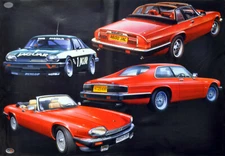 Jaguar  XJS poster JLM1139 from Jaguar Heritage Trust 23.25 x 16.5"