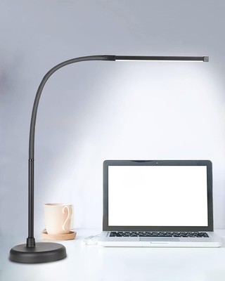 LED Desk Lamp Swing Arm Architect Task Lamp with Long Flexible Gooseneck 3 Col