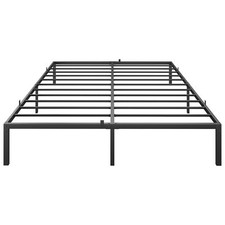 14 Inch Heavy Duty Metal Platform Bed Frame Queen Size Sturdy Steel Slat Support