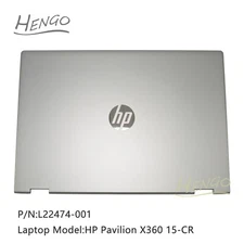 New For HP Pavilion X360 15-CR Rear Lid  Back Cover TOP  Case Silver L22474-001