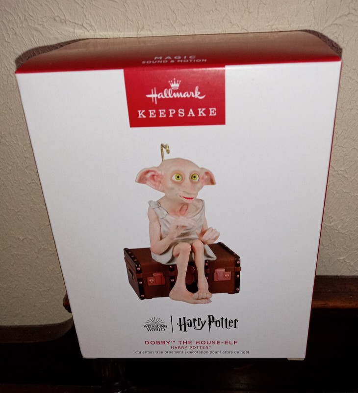 2023 Hallmark Keepsake Christmas Ornament Harry Potter Dobby The House Elf