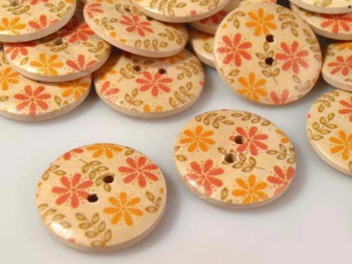 0,2 €/Stk     440 Knöpfe aus Holz  und PVC Konvolut - Bild 4 von 4