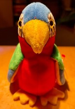 *Retired* BB JABBER The Parrot with TAG ERRORS & RARE STAMP