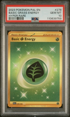Basic Grass Energy graded PSA 10 for sale on eBay