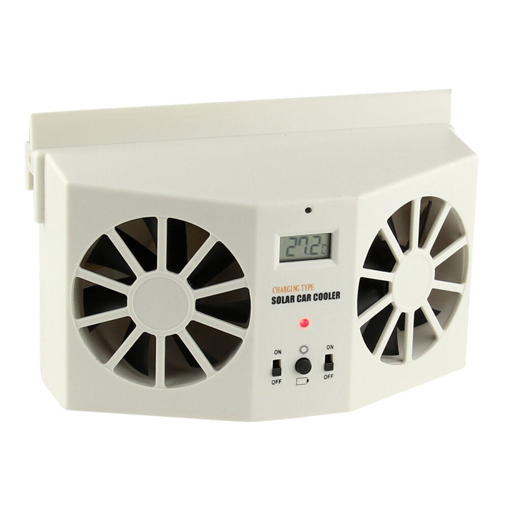 Solar Panel Window Air Cooler With Remote Mini Solar Powered Car