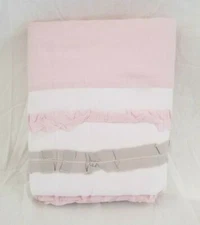 Charlotte Pink, White, & Grey One Window Panel 84" L x 55" W New