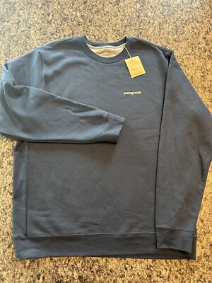Patagonia Fitz Roy Icon Uprisal Crew Sweatshirt Lagom Blue Men s XL/Women s XXL