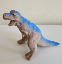 Vintage 1987 Playskool Definitely Dinosaurs Velociraptor Blue Dinosaur Figure