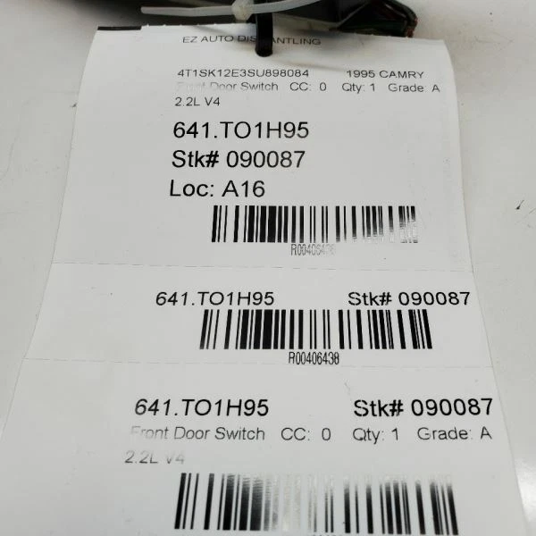 1994-1999, Toyota Camry, Master Switch Assy, 2.2L, Part Number - 84820-33060 - Image 4 of 4