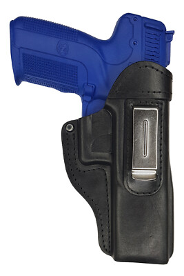 IWB 7 Leder Holster für FN Five Seven verdeckte Trageweise schwarz NEU VlaMiTex