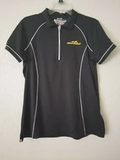 New w/tag WMN'S PING Size L Golf Polo STA-BIL 303 START YOUR ENGINES GOLD EAGLE