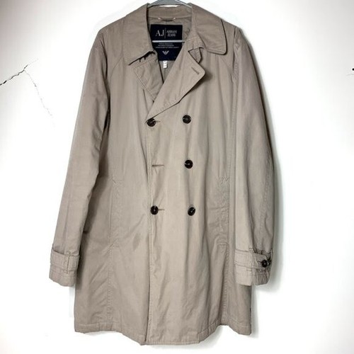 Armani Jeans Trench Jacket Double 