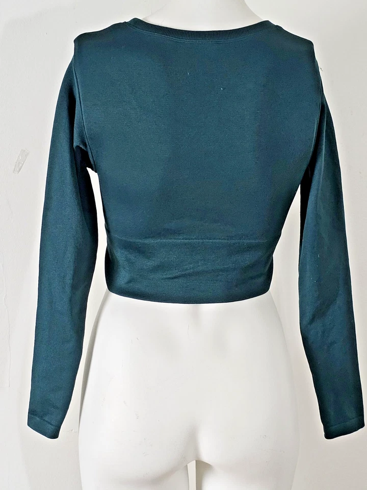 Lote de 2 Prendas para el torso Aerie Offline Para Mujer Cortas Elastizadas Manga Larga Talla S/P Foto 3 de 4