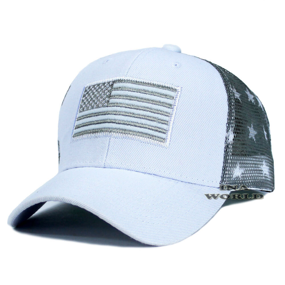 Tactical Operator Military Flag Mesh Snapback Baseball Cap